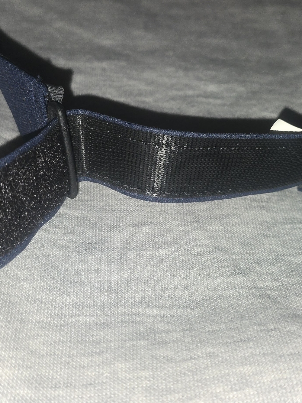 WVU Nike Navy Visor with Yellow Flying WV Embroidery Adult OS - Picture 3 of 6
